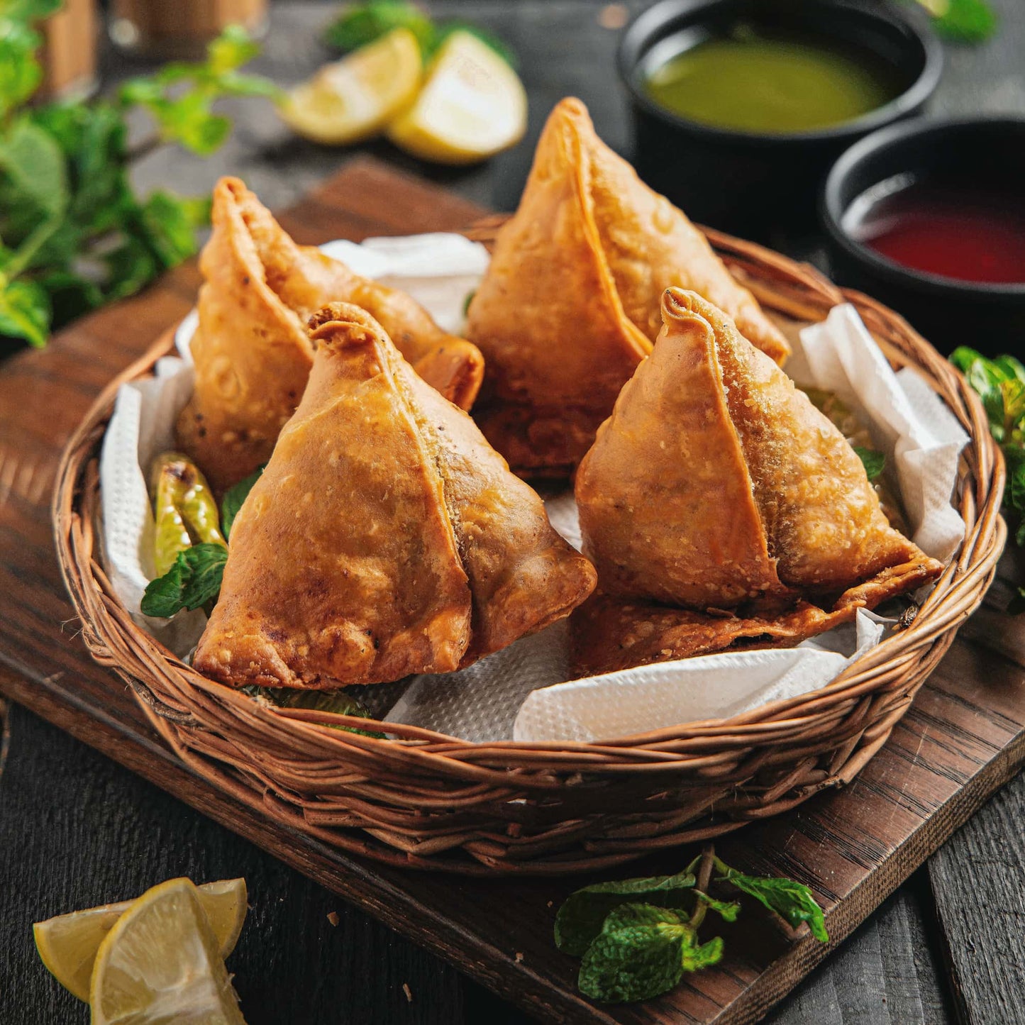 Fresh Meat Samosas